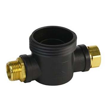 Remes Filter Attachment Garden Hose Pressure Washer Pump Inlet Water Metal Outdoor Gardening, Sediment Filter 3/4 40 mesh