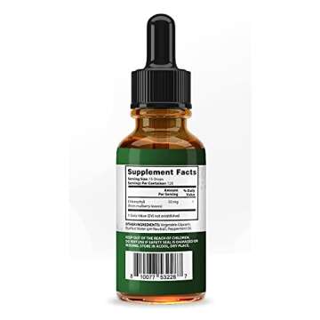 Justified Laboratories (3 Pack) Liquid Chlorophyll Drops Maximum Strength 6000MG Fast Absorbing Green Concentrate Supplement Loaded with Antioxidants Minerals Multivitamins 2 FL Oz