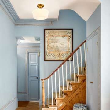 youngrender Schoolhouse Light Fixture Modern Gold Ceiling Light,Semi Flush Mount Ceiling Light,12''W...