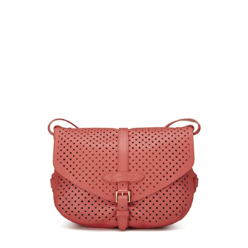 Louis Vuitton Pre-Loved Pink Perforated Leather Saumur 30 Bag for Luxurious Style