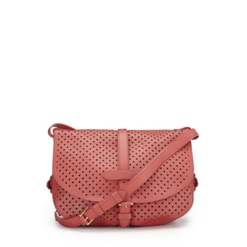 Louis Vuitton Pre-Loved Pink Perforated Saumur 30 Bag