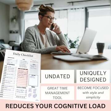NiiViin Daily Planner – Top ADHD Notepad for Daily Tasks