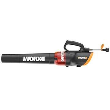 WORX WG520 12 Amp Turbine 600 Electric Leaf Blower