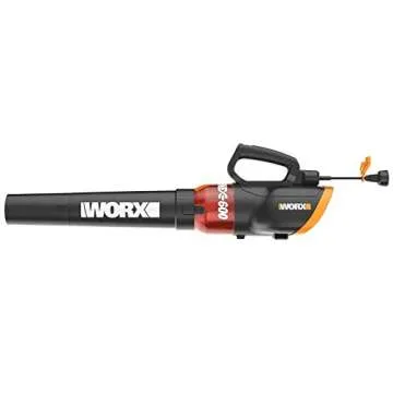 WORX WG520 12 Amp Turbine 600 Electric Leaf Blower