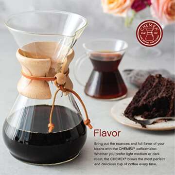 CHEMEX 8-Cup Classic Bundle - Ultimate Coffee Experience