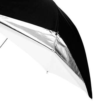 Fovitec 40 Inch Translucent Reflector Umbrella for Photography