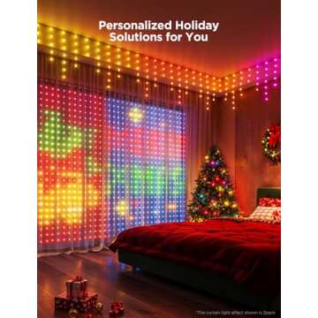 Govee Outdoor Lights Set, Includes Curtain Lights, String Lights, & Icicle Lights, House Decor for I...