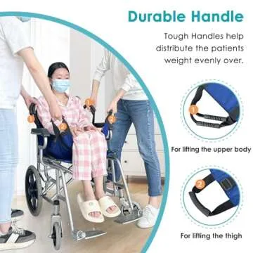 Durable Patient Lift Transfer Belt For Caregivers