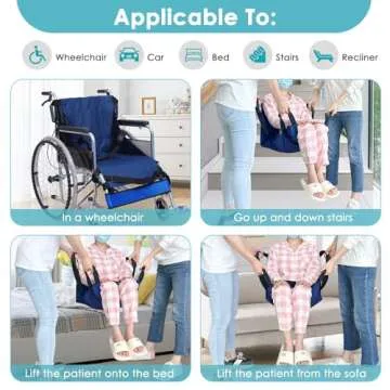 Durable Patient Lift Transfer Belt For Caregivers