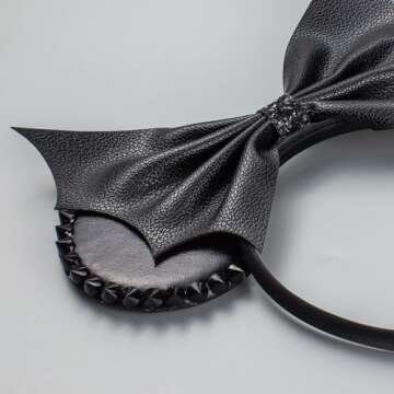 Stylish JIAHANG Mouse Ear Headband with Rivet for All Ages