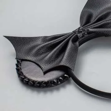 Stylish JIAHANG Mouse Ear Headband with Rivet for All Ages