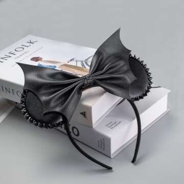 Stylish JIAHANG Mouse Ear Headband with Rivet for All Ages