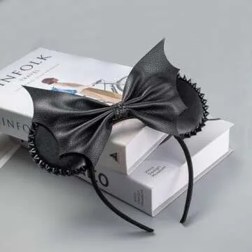 Stylish JIAHANG Mouse Ear Headband with Rivet for All Ages