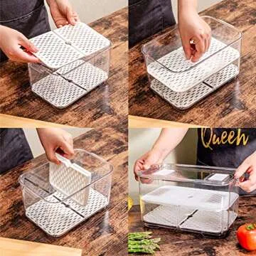 Benzoyl 9'' Lettuce Keeper Produce Saver for Freshness