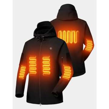 Heated Jacket for Women, ANTARCTICA GEAR Winter Coat with 12V 16000mAh Battery Pack, Soft Shell Heat...