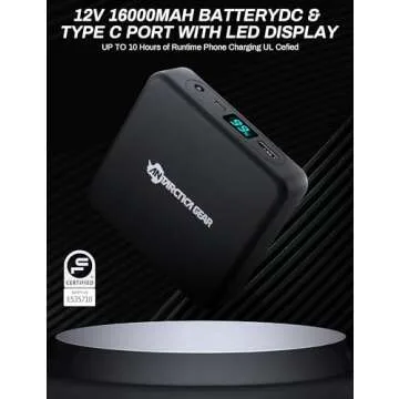 Heated Jacket for Women, ANTARCTICA GEAR Winter Coat with 12V 16000mAh Battery Pack, Soft Shell Heating Hood Jacket