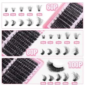 Fluffy Lash Clusters by ALPHONSE - DIY Eyelash Extensions