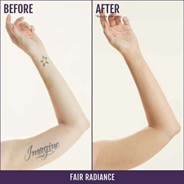 Westmore Beauty Body Coverage Perfector – Waterproof Leg & Body Makeup - Tattoo Cover Up Makeup - 3.5 Oz (Light Radiance)