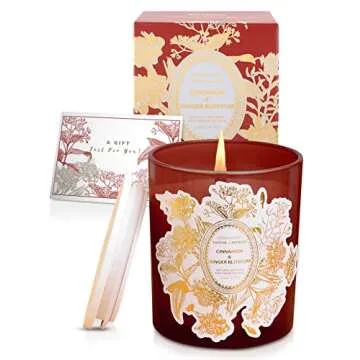 Cinnamon Ginger Blossom Candle | Warm, Aromatic, Long Lasting