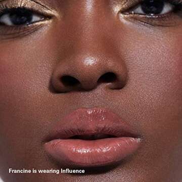 PYT BEAUTY Rosy Nude Plumping Lip Gloss, High Shine, Moisturizing, Hypoallergenic, Cruelty Free, Vegan, 1 Count