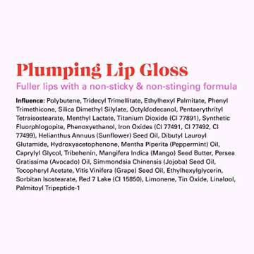 PYT BEAUTY Rosy Nude Plumping Lip Gloss, High Shine, Moisturizing, Hypoallergenic, Cruelty Free, Vegan, 1 Count