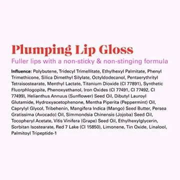PYT BEAUTY Rosy Nude Plumping Lip Gloss, High Shine, Moisturizing, Hypoallergenic, Cruelty Free, Vegan, 1 Count