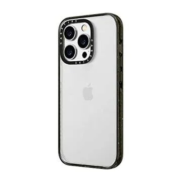 CASETiFY Impact iPhone 14 Pro Max Case [4X Military Grade Drop Tested / 8.2ft Drop Protection] - Glossy Black