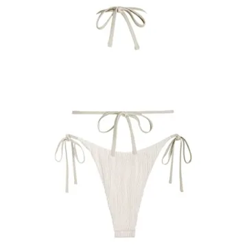 Chic ZAFUL Ribbed Bikini Set for Summer Fun