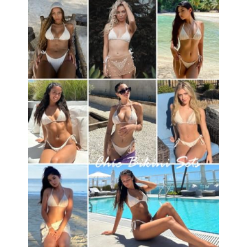 Chic ZAFUL Ribbed Bikini Set for Summer Fun