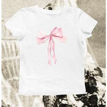 Y2K White Baby Tee - Vintage Graphic Crop Top