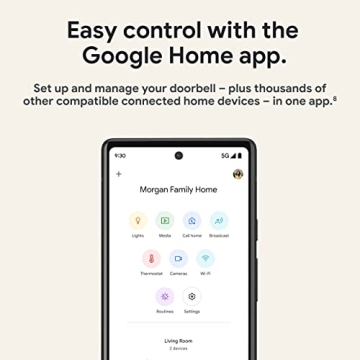 Google Nest Wired Doorbell 2nd Gen - Smart Video Security