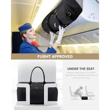 LOVEVOOK Travel Duffle Bag, Weekender Bag for Women with Toiletry Bag, Carry on Overnight Bag with Shoe Compartment, Gym Duffel Bag with Wet Pocket, Mommy Hospital Bags for Labor and Delivery