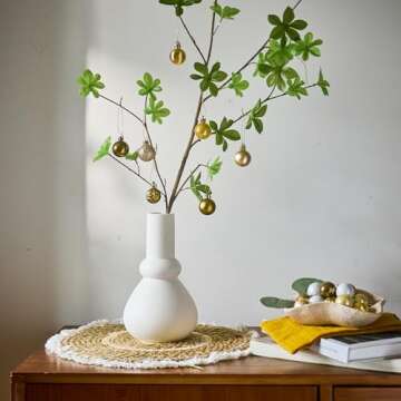 Decorbyhannah Christmas Ornaments,49ct 1.18inches Mini Gold Christmas Tree Ornaments Decorations, Shatterproof Small Hanging Ball Ornaments for Christmas Tree for All Seasons,Wedding Party Home Decor