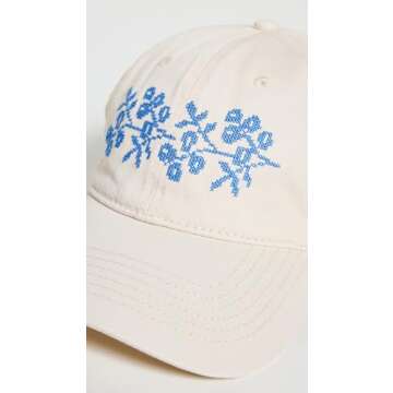 Stylish Loeffler Randall Embroidered Women's Cap