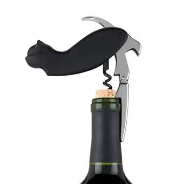 Allie the Black Cat Corkscrew - Fun Wine Opener for Halloween