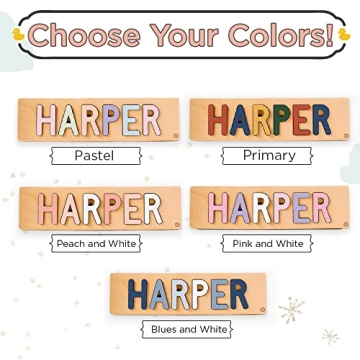 Personalized Wooden Name Puzzle for Kids - Fun Learning Tool