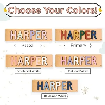 Personalized Wooden Name Puzzle for Kids - Fun Learning Tool
