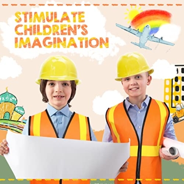 Construction Worker Costume Set for Kids Parties | 24 Pieces