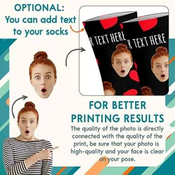 Custom Photo Face Socks - Personalized Fun Gift Ideas