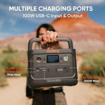 Jackery Solar Generator 300 Plus for Camping & Travel