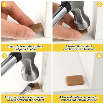 Tack-in Drawer Glides for Smooth Drawer Repair