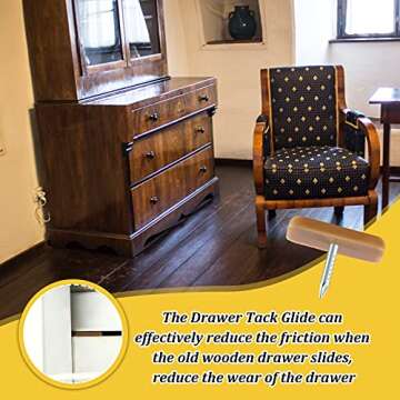 Tack-in Drawer Glides for Smooth Drawer Repair