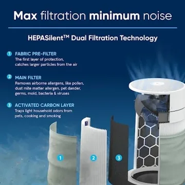 BLUEAIR Pure 411a Max Air Purifier for Allergies and Pets