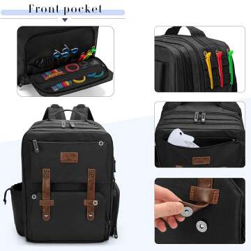 BAFASO Barber Travel Backpack for Hair Cutting Tools