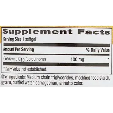 Country Life Simply CoQ10, Supports Heart Function, 100mg, 60 Softgels, Certified Gluten Free, Certified Vegan…