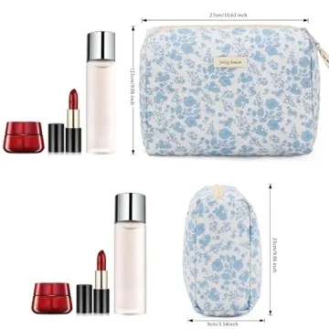 Stylish Sightor Cotton Makeup Bag for Women | Floral Design