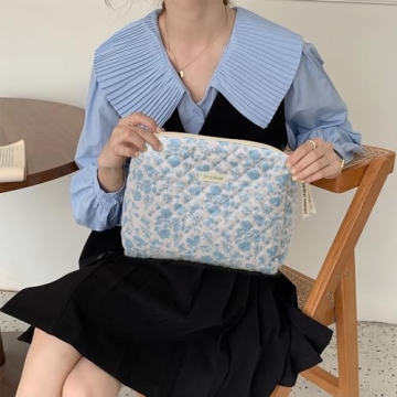 Stylish Sightor Cotton Makeup Bag for Women | Floral Design