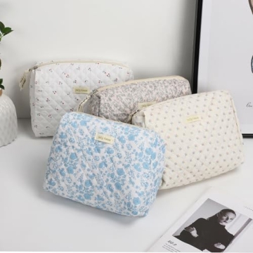 Stylish Sightor Cotton Makeup Bag for Women | Floral Design