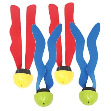 36 PCs Diving Pool Toys Deluxe Set; Diving Sticks, Diving Rings, Toypedo Bandits, Pirate Coins & Treasures, Stringy Octopus, Fish Toys for Kids Swimming Training Game, Easter Basket Stuffer.