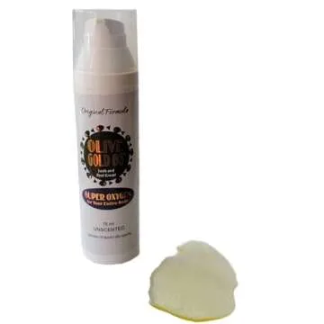 Olive Gold O3 Skin Care Lotion - Ozonated Olive Oil Super Oxygen (4oz)